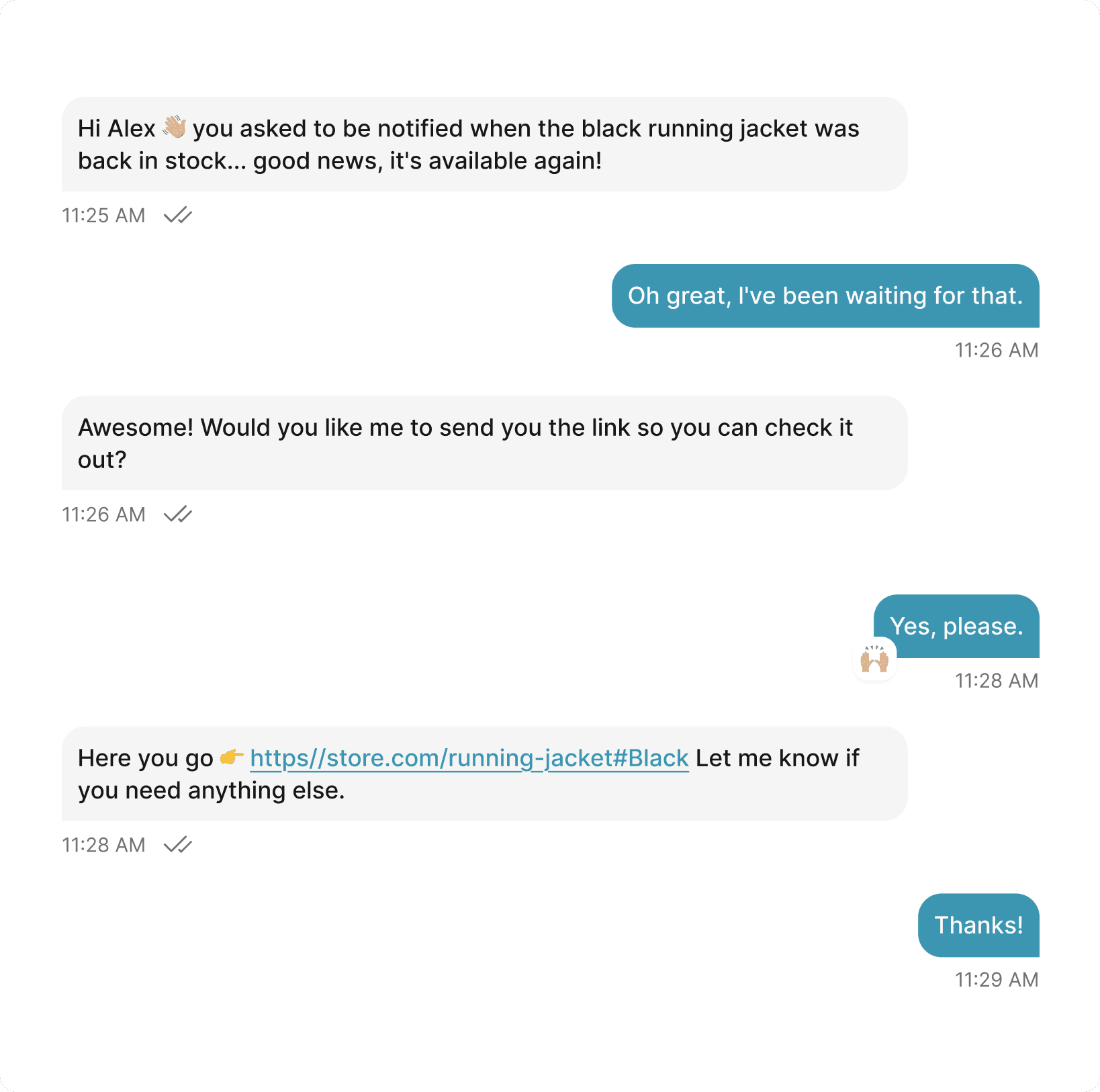 Product Restock Alerts