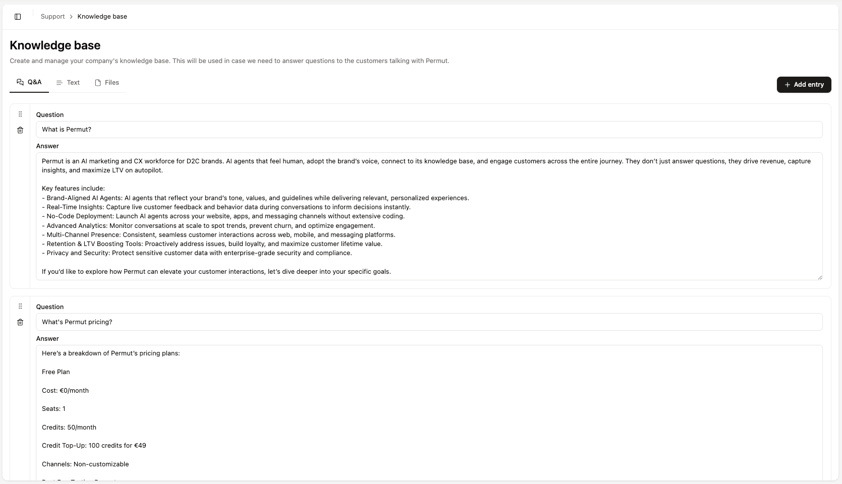 A knowledge base that grows with you